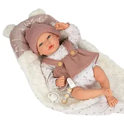 Babypuppe Arias Sandra – Liebevoll gestaltet mit kuscheliger Decke!