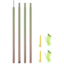 vidaXL Sonnensegel Stange 250 cm Verzinkter Stahl
