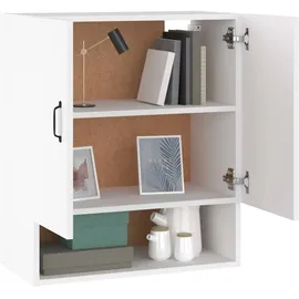 vidaXL Wandschrank Weiß 60x31x70 cm Holzwerkstoff
