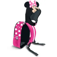 Disney Unisex 06316 Hood Kapuzen-Rucksack Clever, Minnie Schwarz, Einheitsgröße