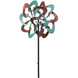 Invento Kinetic Art: Metal Wind Spinner: Copper Swirl Duett 0 x 0 cm Bronze
