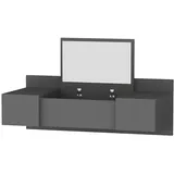 Asir Frisiertisch Zakkum- 33x100 cm anthrazit - Anthrazit