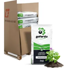 Galamio Hochbeeterde 70l x 10 Sack 700l Palette - 700 l
