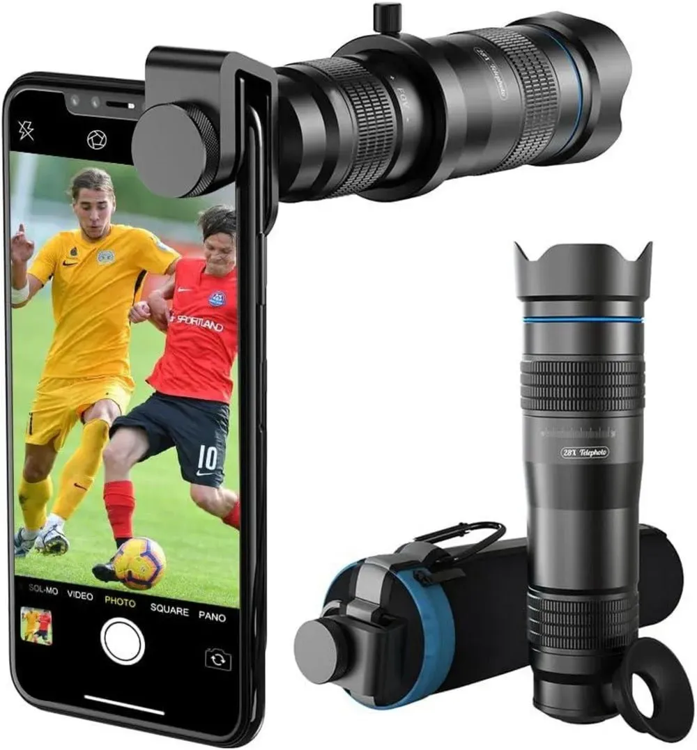 Apexel 28-fach HD Handy Teleobjektiv für Smartphone
