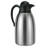 Hi Isolierkanne 2L Isolierflasche Thermo Kanne Kaffeekanne Flasche Edelstahl groß