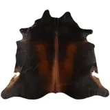 generisch KUHFELL STIERFELL EXOTISCH BRAUN 220 x 190 cm Fell Teppich VON KUHFELLE ONLINE