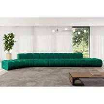 altdecor Ecksofa modulares Sofa Solven-L3 - 562x174x70 cm Grün