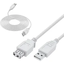 InLine USB-A 2 m Beige/Grau