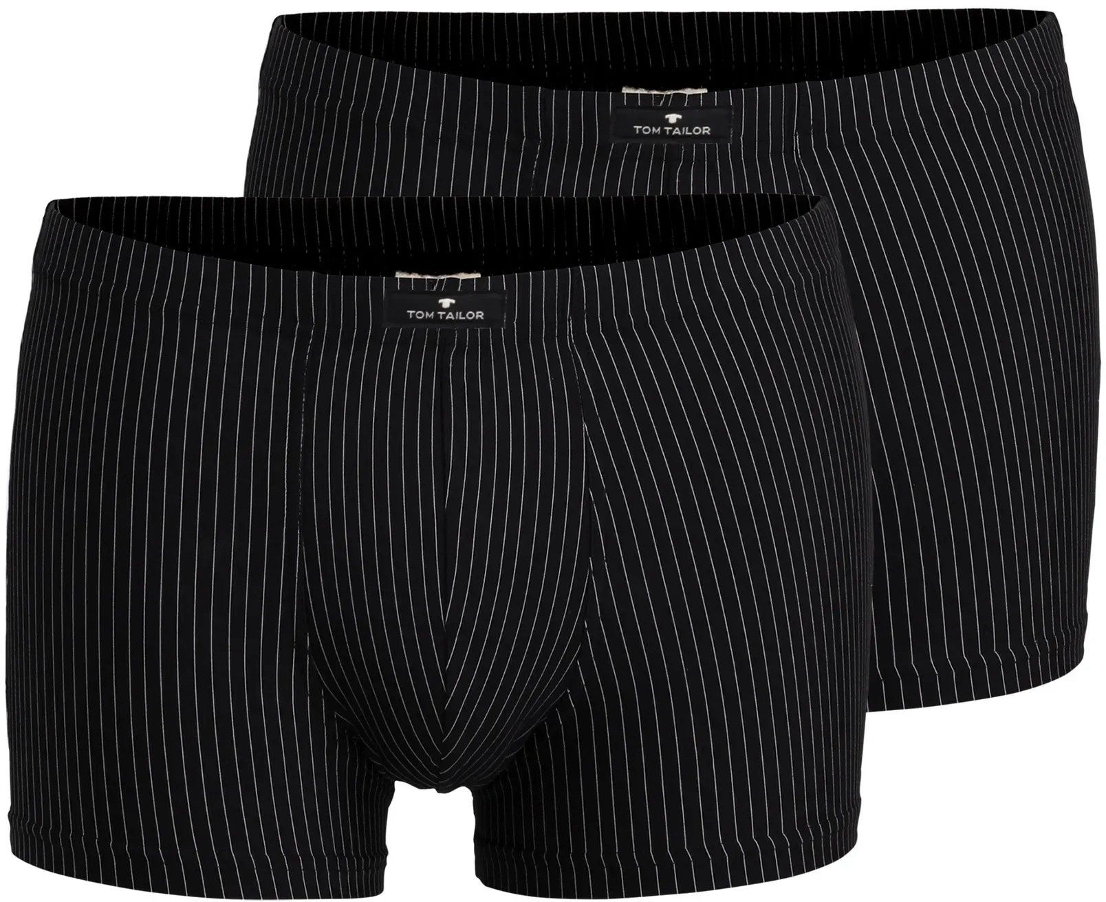 Boxershorts »Alaska«, (Packung, 2 St.), mit coolem Streifen-Look, Gr. 7, schwarz-dunkel-Streifen, , 87276155-7