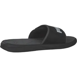 Puma Royalcat Comfort Slide Sandal, Black Castlerock White, 40.5 EU