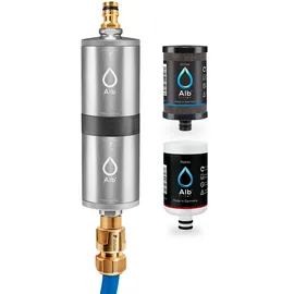 Alb Filter FUSION Active Nano Trinkwasserfilter Camping-Set: Mobil GEKA Anschluss und Koffer,