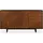 Idimex Sideboard 135 x 71 x 41 cm Schwarz/Kastanie