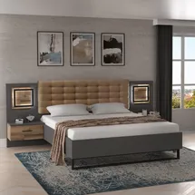 Bettanlage SIRIUS BLACK - grau