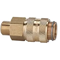 Riegler Schnellverschlusskupplung NW 5, Messing blank, G 3/8 AG