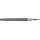 tecwerk Werkstattfeile DIN 7261 L.150mm Q.16x4,5mm Hieb 1 Halbrund