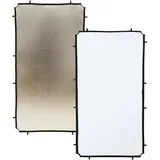 Manfrotto LL LR81206R SkyRapid Fab 110 x 200cm Sunfire/White