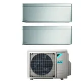 Bluevolution Dual Split Inverter Klimagerät Serie Stylish Total Silver 5+15 Mit 2mxm50a R-32 Wi-fi Integrated 5000+15000 Farbe Grau Italienische Garantie - Daikin