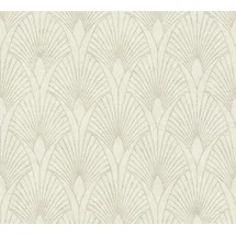 Livingwalls Vliestapete Grau Retro Tapete Gemustert gerader Ansatz New Walls - Grau