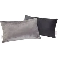 S.Oliver Dekokissen S.OLIVER "double soft Kissen s.Oliver", grau (dunkelgrau,