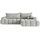 Selsey Ecksofa mit Schlaffunktion Dandelino , grau , Maße (cm): B: 275 H: 80