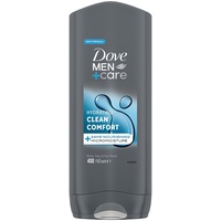 Dove Dove, Men+Care Clean Comfort, 3-in-1 Feuchtigkeitsspendender Körper, Gesicht