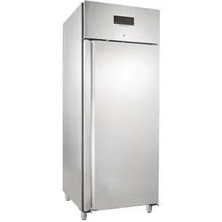 GastroHero Gastronomie Kühlschrank ECO 700 GN 2/1 Monoblock , 616 Liter Kühlraumvolumen, 3 verstellbare Einlegeböden, Robuste Bauweise, Edelstahl