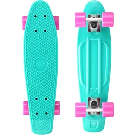 Star-Skateboard Star Skateboard Kicktail Blau/Pink
