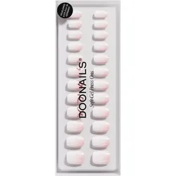 DOONAILS Soft Gel Press Ons Babyboomer Short Square