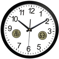 Uhr Schlafzimmer Uhr küche küchenfunkuhr Meetingraumuhr Bürouhr Schlafzimmeruhr Wall Clocks küchenuhr wohnzimmeruhr LCD Wanduhr Thermometer