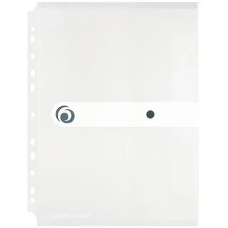 dokumententasche zum Abheften / Dokumentenmappe / A4 / transparent klar