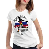 style3 T-Shirt WM 2026 Deutschland Fahne Trikot fanartikel weltmeister world cup EM weiß S