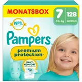 Pampers Premium Protection Gr. 7, Extra Large, (15+ kg), Monatsbox