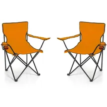 BigDean Campingstuhl Orange 2 St.