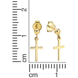 FIRETTI Ohrstecker Schmuck Geschenk Gelbgold 375 2013796