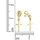 FIRETTI Ohrstecker Schmuck Geschenk Gelbgold 375 2013796
