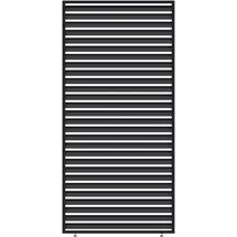 Paragon Lamellen Sichtschutz für Pergola Grand Tuscan 12 114 x 2,34 m Grau