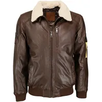 Top Gun Rafel, Lederjacke - Braun - 56
