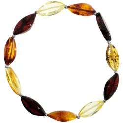 Armband OSTSEE-SCHMUCK "Ostsee-Schmuck Armband Tasja Armband Tasja", braun, Armbänder, Damen, 19cm, Bernstein