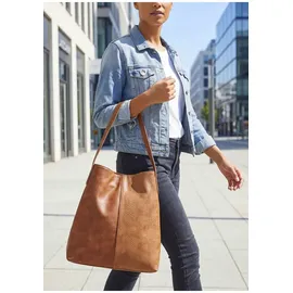 VIVANCE Shopper Kunstleder Brown