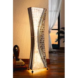 Dekoleidenschaft Stehlampe "Bali", 29x15x99 cm, Deko-Leuchte, Deko-Lampe, Stimmungsleuchte