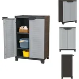 Kunststoffschrank 65x45x97 Cm - Aufbewahrungsbox - Garderobe - Schuhschrank - Werkzeugschrank - Plastikmöbel