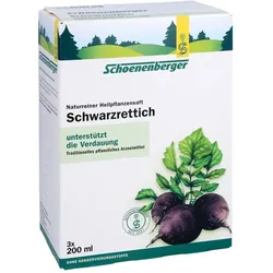 Schwarzrettich naturreiner Heilpflanzensaft Schoenenberger
