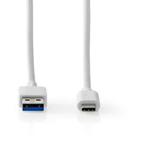 Nedis USB-Kabel USB 3.2 Gen 1 (3.1 Gen 1), Weiß