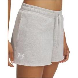 Under Armour Rival Terry Kurze Hose Grau/Weiß XS