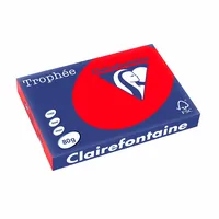 Clairefontaine Multifunktionspapier Trophée, A3, korallenrot