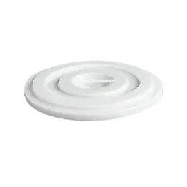 sss Deckel für Kunststofftonne, weiß, 75 Liter,