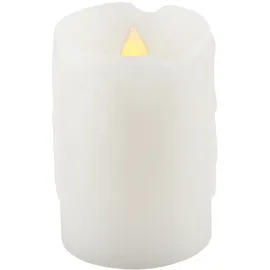 GLOBO LED Kerze 5 x 7,5 cm 12 St. weiß