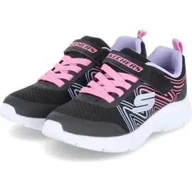 SKECHERS Microspec Plus - Swirl Sweet Kinder Mädchen Sneaker Schuhe 303535L BKMT, Schuhgröße:33 EU