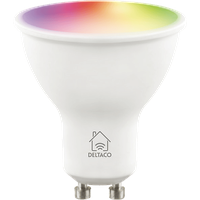 deltaco SH-LGU10RGB Smart Lighting Intelligentes Leuchtmittel WLAN Weiß 5 W