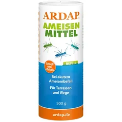 ARDAP® Repell Ameisenmittel 500g - Streumittel zur Abwehr von Ameisen auf Terrassen & Wegen